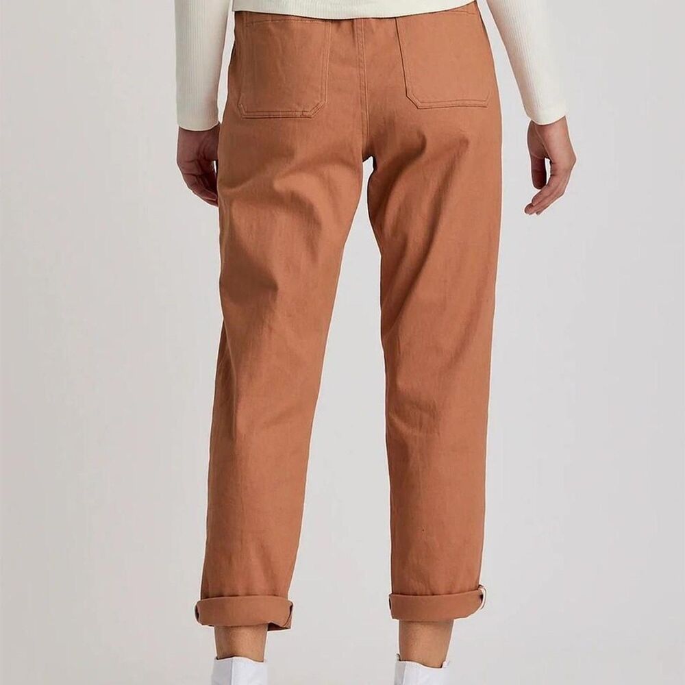 Everyday Drawstring Utility Pants - Rust - Picture 2 of 4